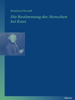 cover image of Die Bestimmung des Menschen bei Kant